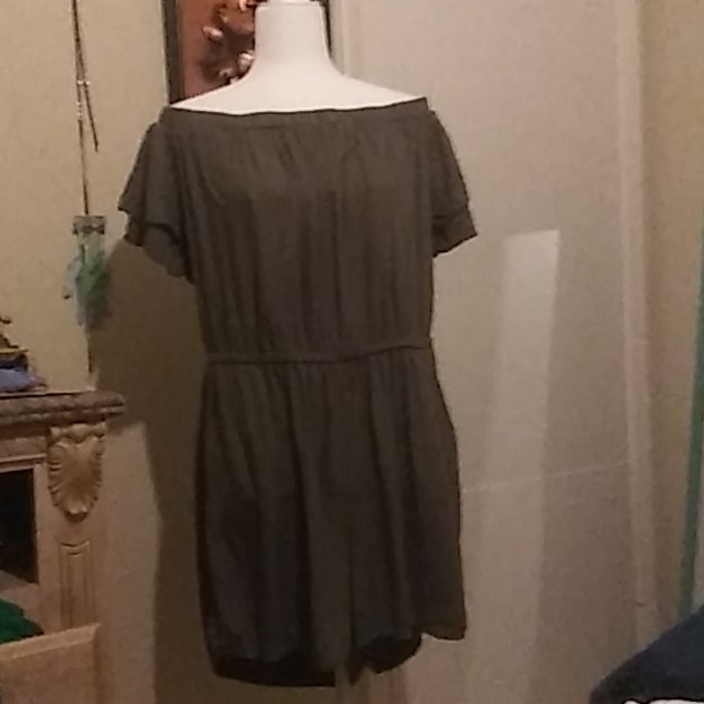 Olive Green Romper